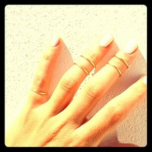 New Product Simple Design Silver Finger Ring